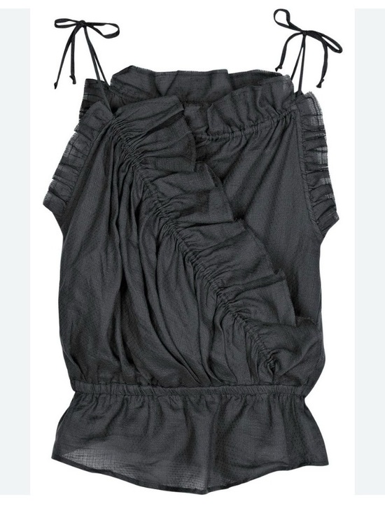 Isabel Marant Tops - Isabel Marant Ruffle Tie-Shoulder Women’s Top